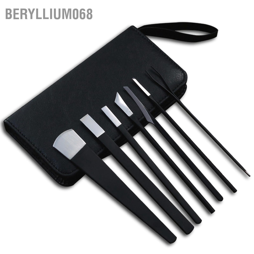 Beryllium068 7 cái Bộ Dao Làm Móng Chân mọc ngược Lưỡi Công Cụ Chăm Sóc Tay Cắt Lớp Biểu Bì