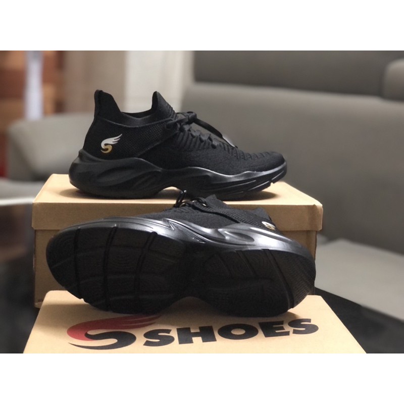 [Giày VNXK] Giày thể thao nam nữ êm nhẹ 💖FREESHIP💖 sneaker Sshoes trị bệnh, chạy bộ, tập gym, đi bộ K8966-5-ALLBLK | BigBuy360 - bigbuy360.vn