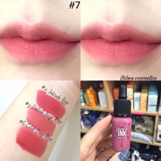 💋SON PERIPERA INK VELVET màu #07 #hồngđào siêu xinh