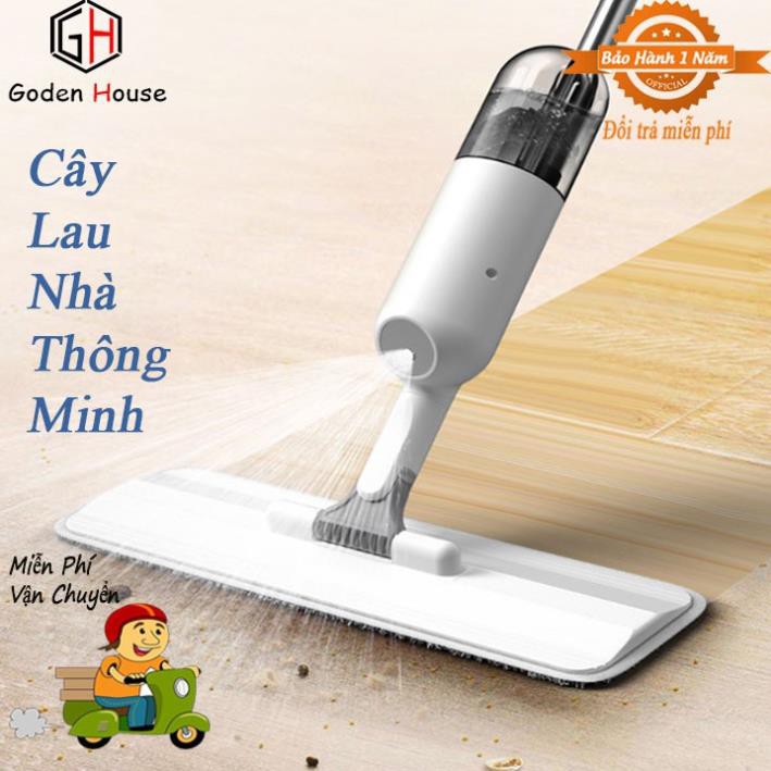 Cây lau nhà thông minh, cây lau nhà vệ sinh nhà cửa - Bảo hành 1 năm.