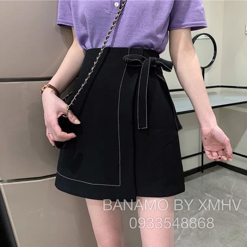 Chân váy nữ chữ A có quần trong chân váy ngắn chất tuyết mưa cao cấp nhiều mẫu lựa chọn Banamo Fashion 53