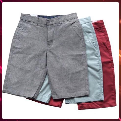 Quần Short Nam kaki Hàn Quốc Vải co giãn nhẹ, mềm mịn, sang trọng, form đẹp