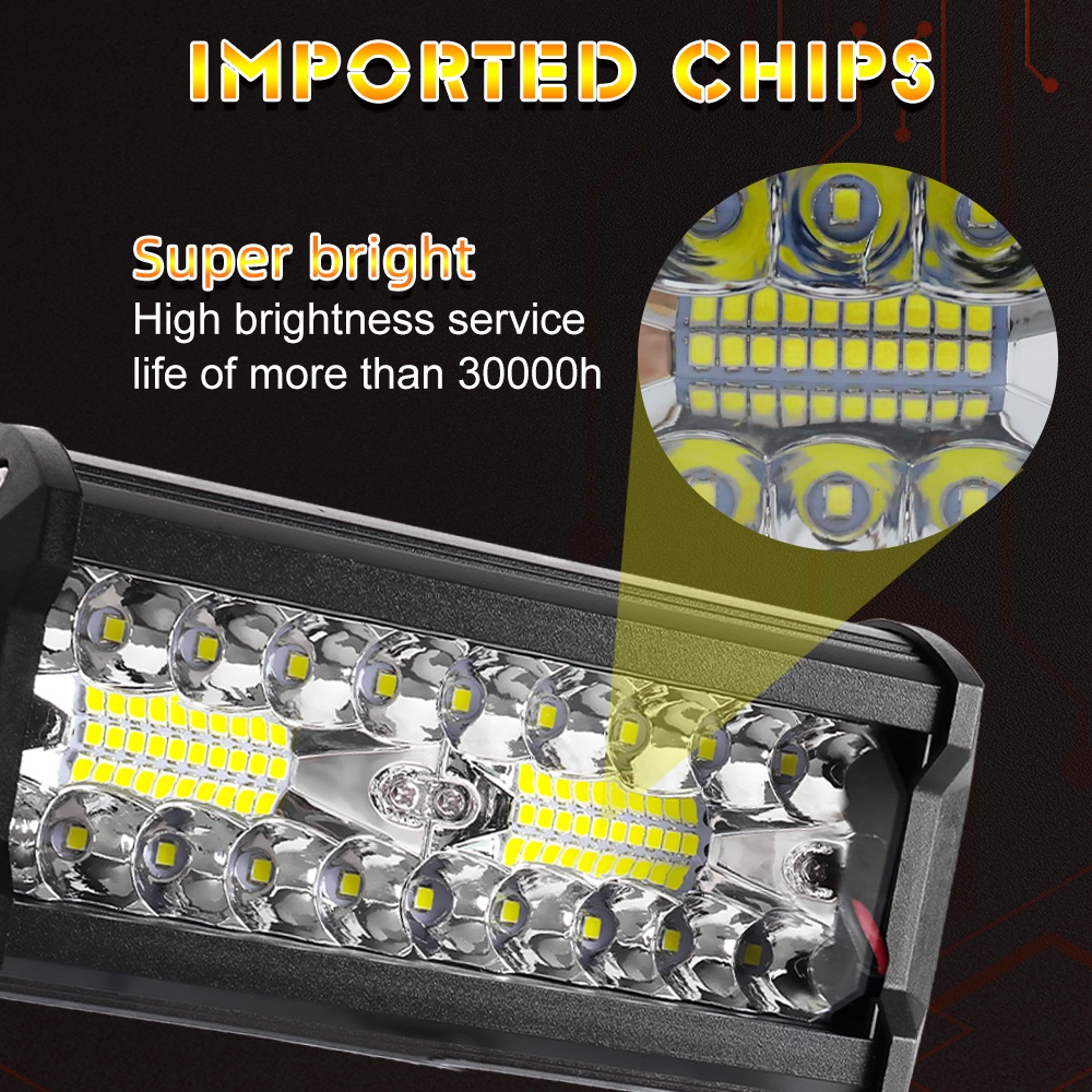 Thanh Đèn LED 60W 120W 4x4 SUV ATV 12V 24V Chuyên Dụng Cho Xe Hơi / Tàu Thuyền
