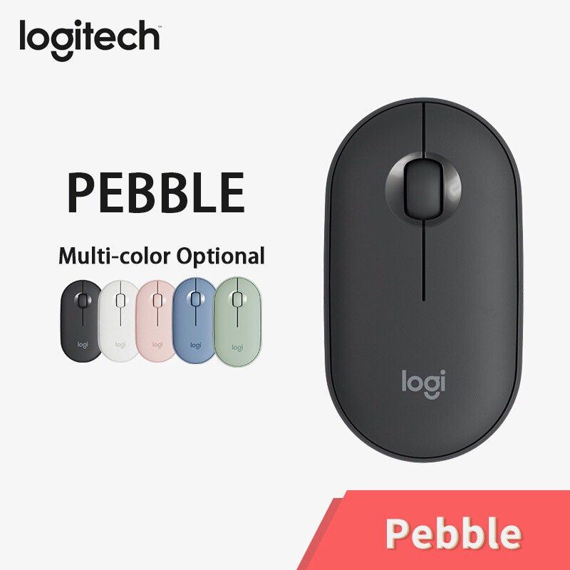 Chuột không dây Pebble M350 tặng kèm Pin GP Alkanline LR6 1.5v | BigBuy360 - bigbuy360.vn