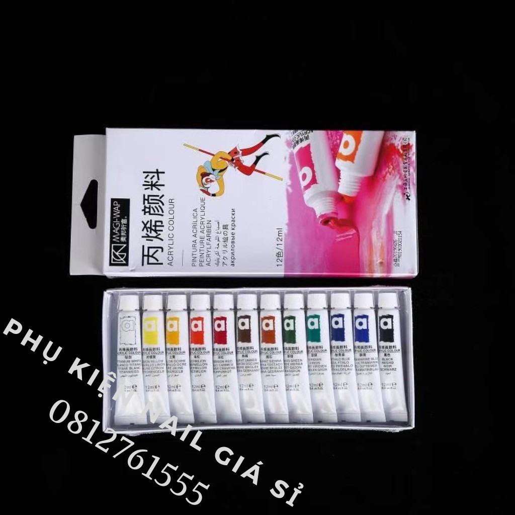 Bột cọ bản 12 màu