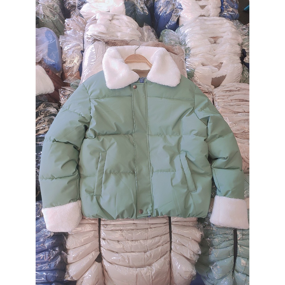 Áo khoác phao nữ PHƯƠNG THÚY VNXK  - áo phao nữ Hàn quốc béo đại hàn dày dặn form rộng cổ lông tay lông cực ấm  2021 | BigBuy360 - bigbuy360.vn