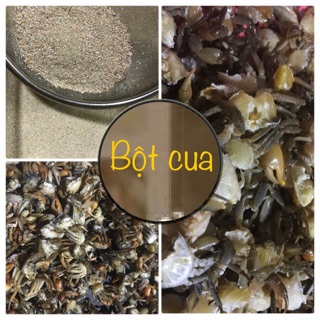 Bột tôm, bột cua cho bé ăn dặm
