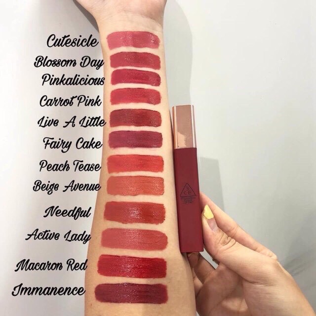 Son Kem Lì FREESHIP Son kem 3CE Cloud Lip Tint mềm môi bền màu Hàn Quốc