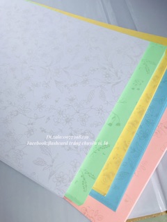 GIẤY BÌA thơm hanmade 10 tờ A4