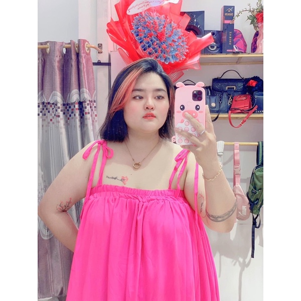 đầm 2 dây bigsize.60-100kg