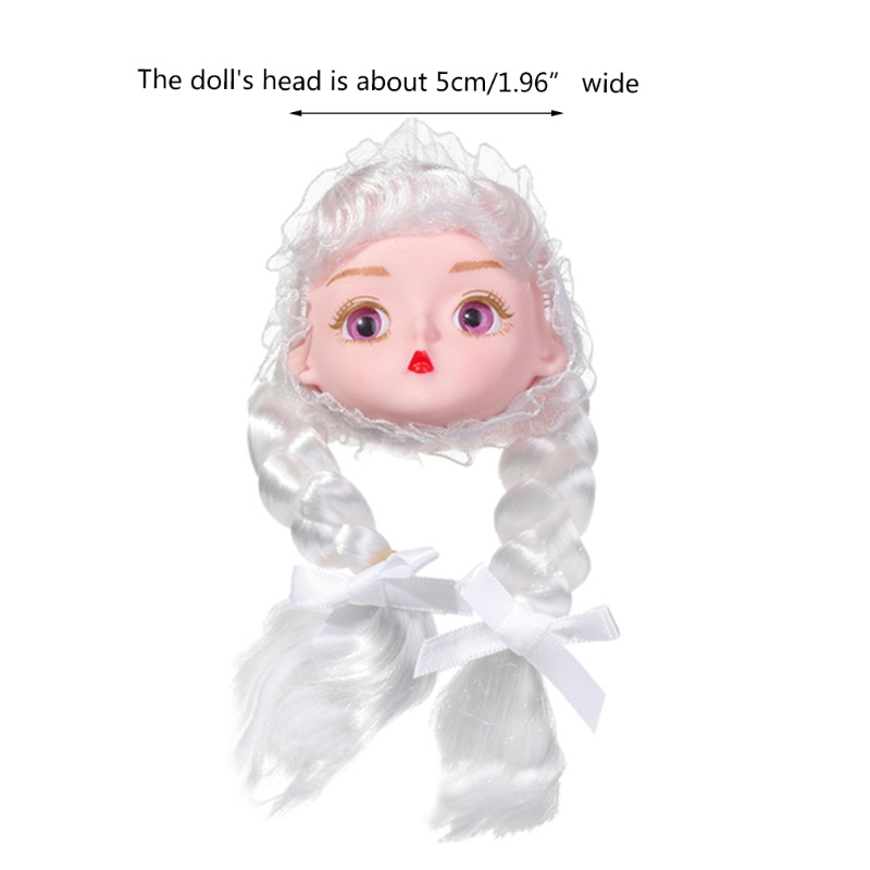 Kẹp Tóc Hình Búp Bê Phối Ren Xinh Xắn