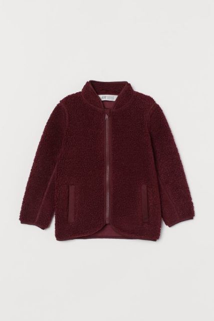 Áo khoác lông cừu 3 màu cổ trụ