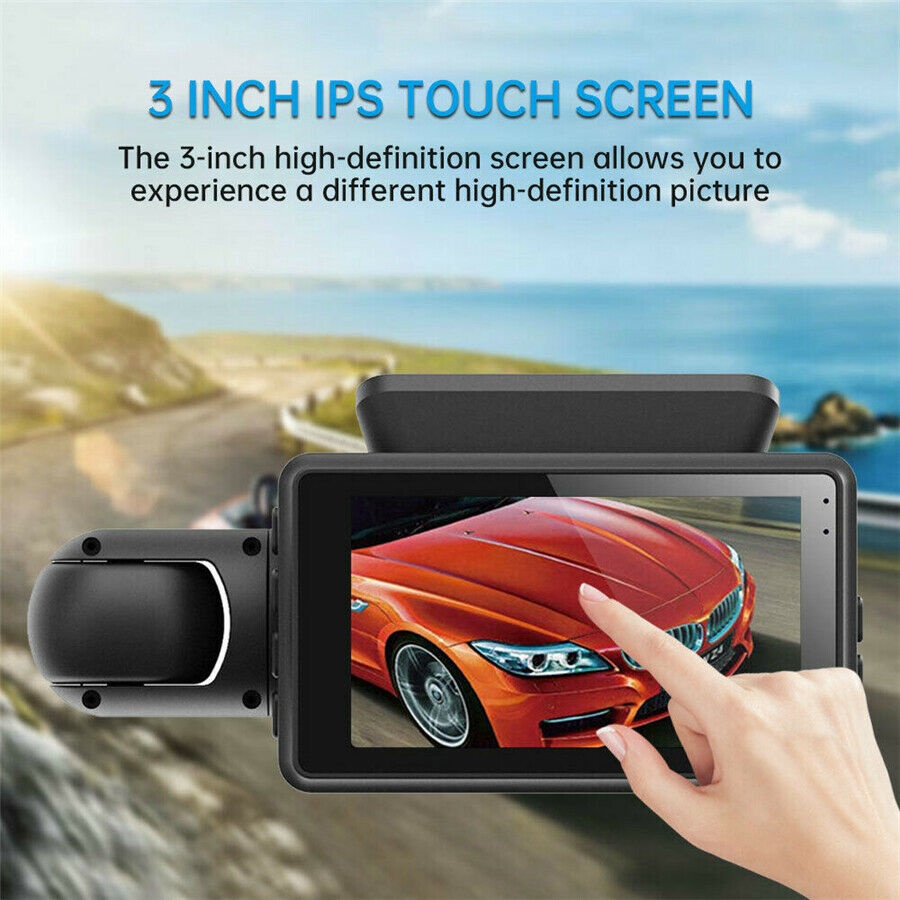 Camer hành trình ô tô ONTEKCO A68 Vehicle Blackbox DVR ghi hình trước và bên trong xe độ phân giải 1080P Tiếng Việt