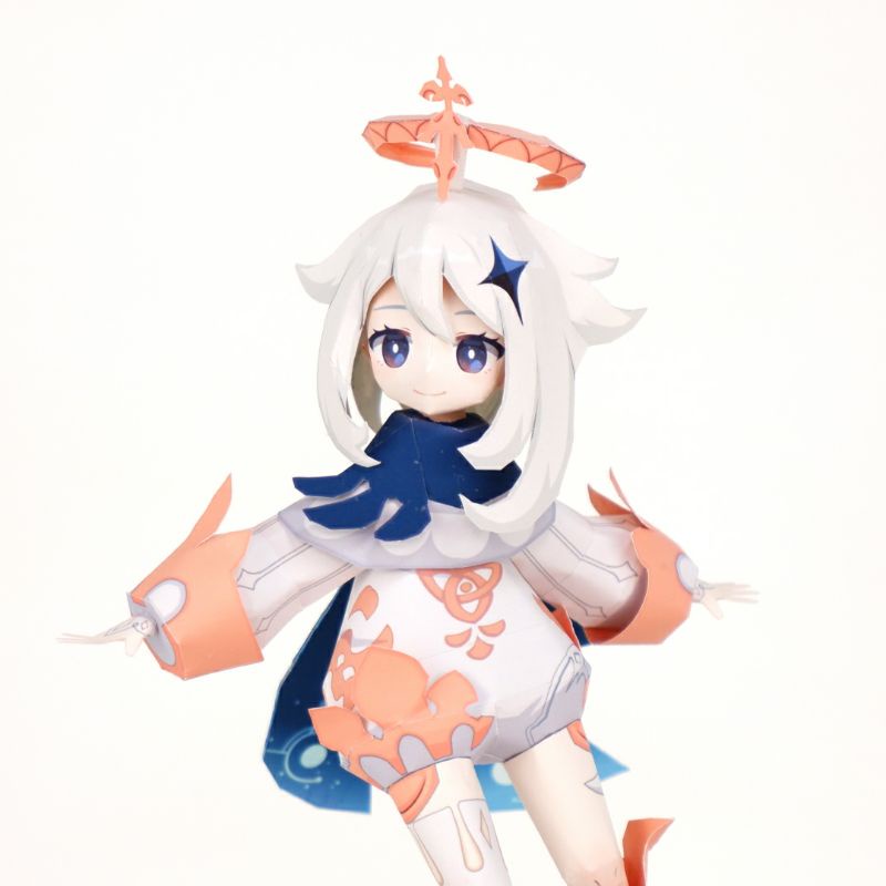 Mô hình giấy anime girl Game Genshin Impact] Paimon
