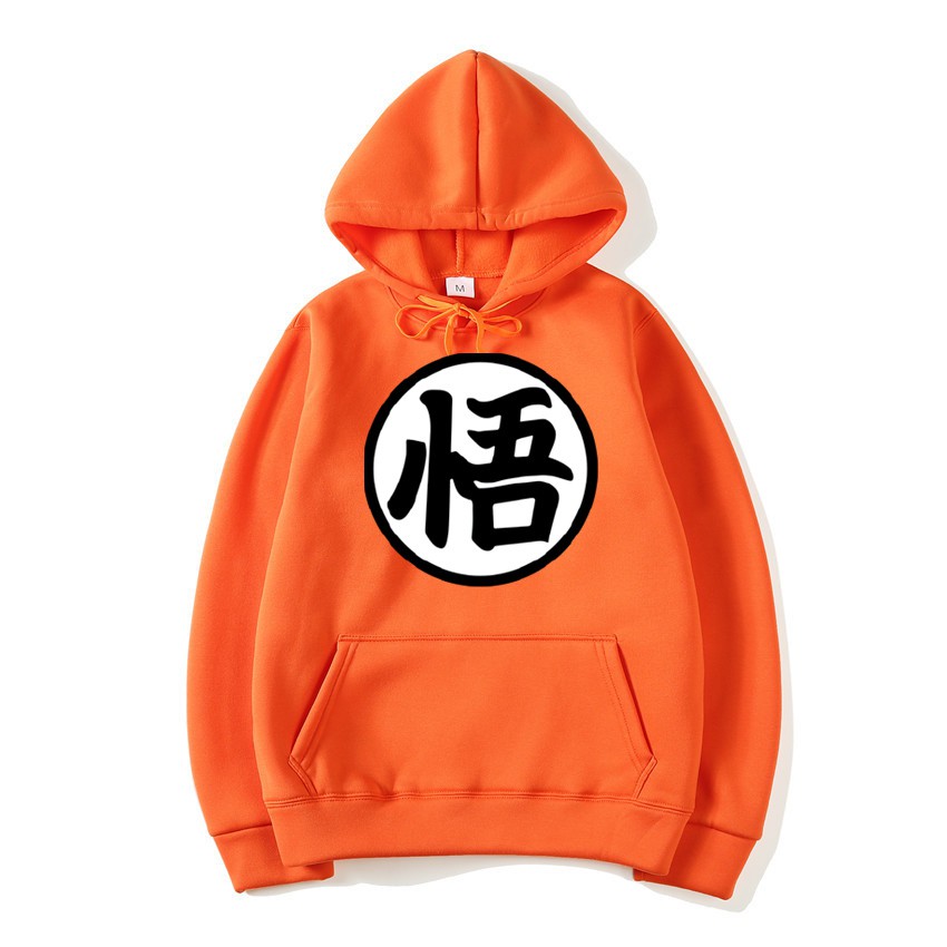 Mới Áo Hoodie Cotton Màu Trơn In Họa Tiết Dragon Ball Thời Trang Cho Nam Và Nữ