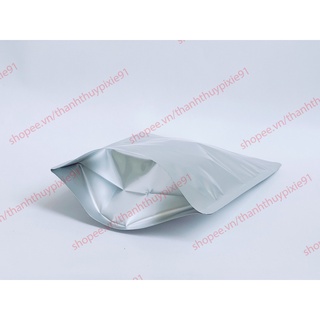 100gram túi zip 2 mặt bạc