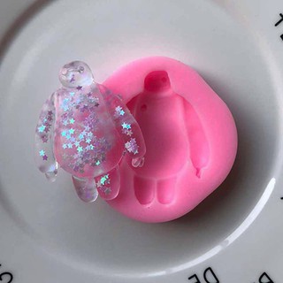 HCM - Khuôn silicon 3D đổ hình Baymax làm fondant, đồ handmade, móc khóa