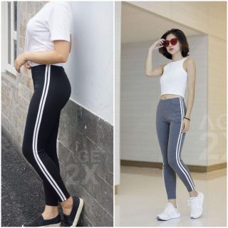 Quần Legging 2 Sọc #AGE2X 2 Màu