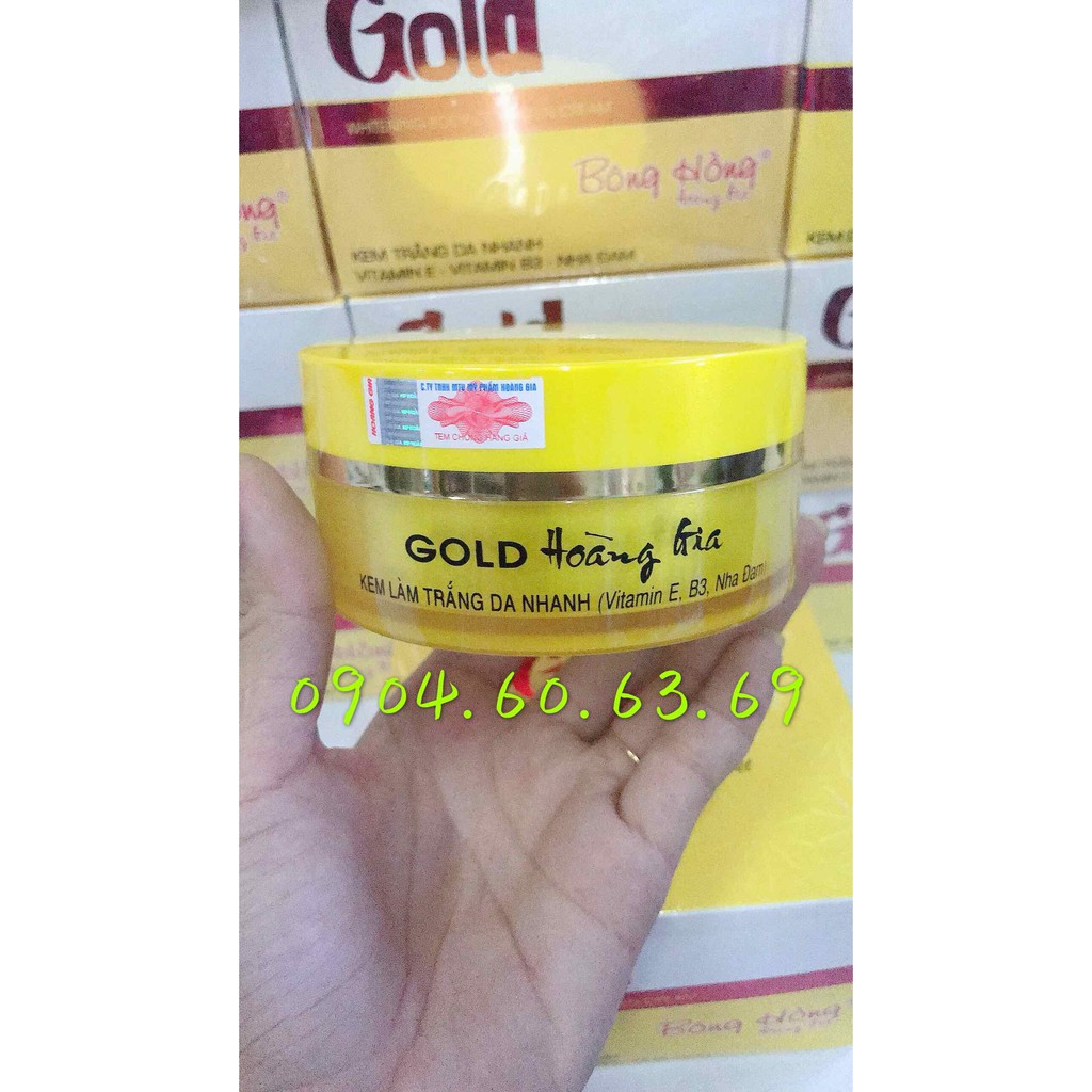 Kem body Dưỡng Trắng Da Chống Nắng 200g GOLD BÔNG HỒNG HOÀNG GIA