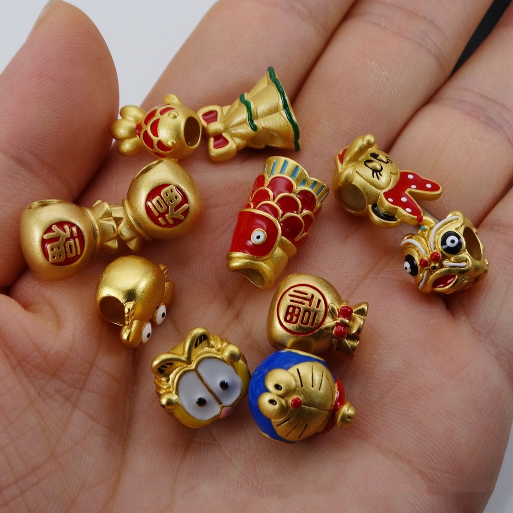 Vòng đeo tay tự làm charm phụ kiện vòng tay hoạt hình Chất lượng cao và bền màu sự quyến rũ của mèo con