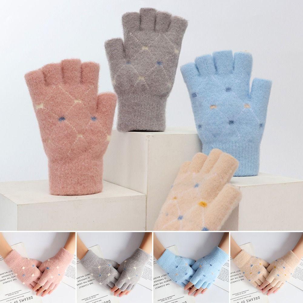 Găng Tay Dệt Kim Giữ Nhiệt Có Thể Chạm Màn Hình Cảm Ứng