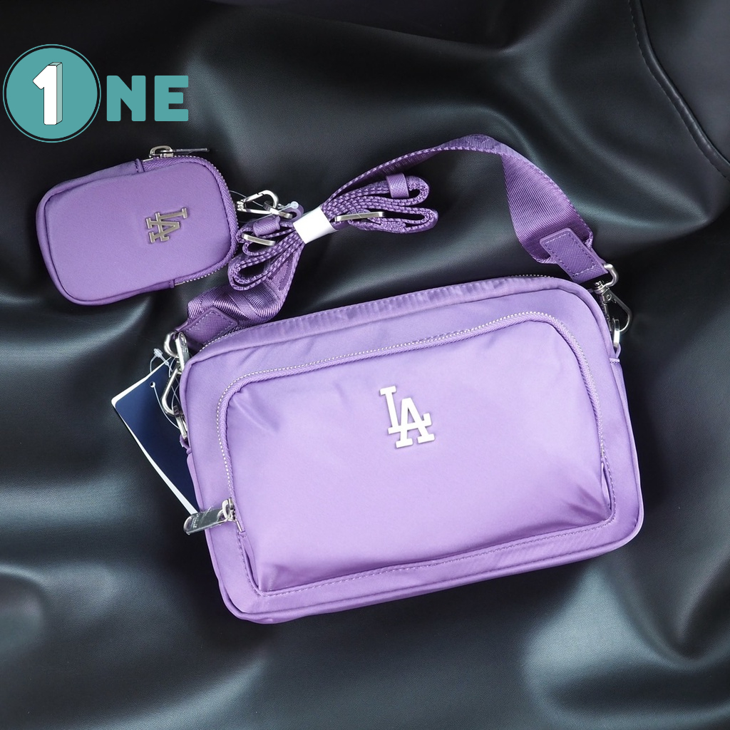 ( Chuẩn Hãng ) Túi Đeo Chéo MLB NY Nylon BKS Full Tag Mac