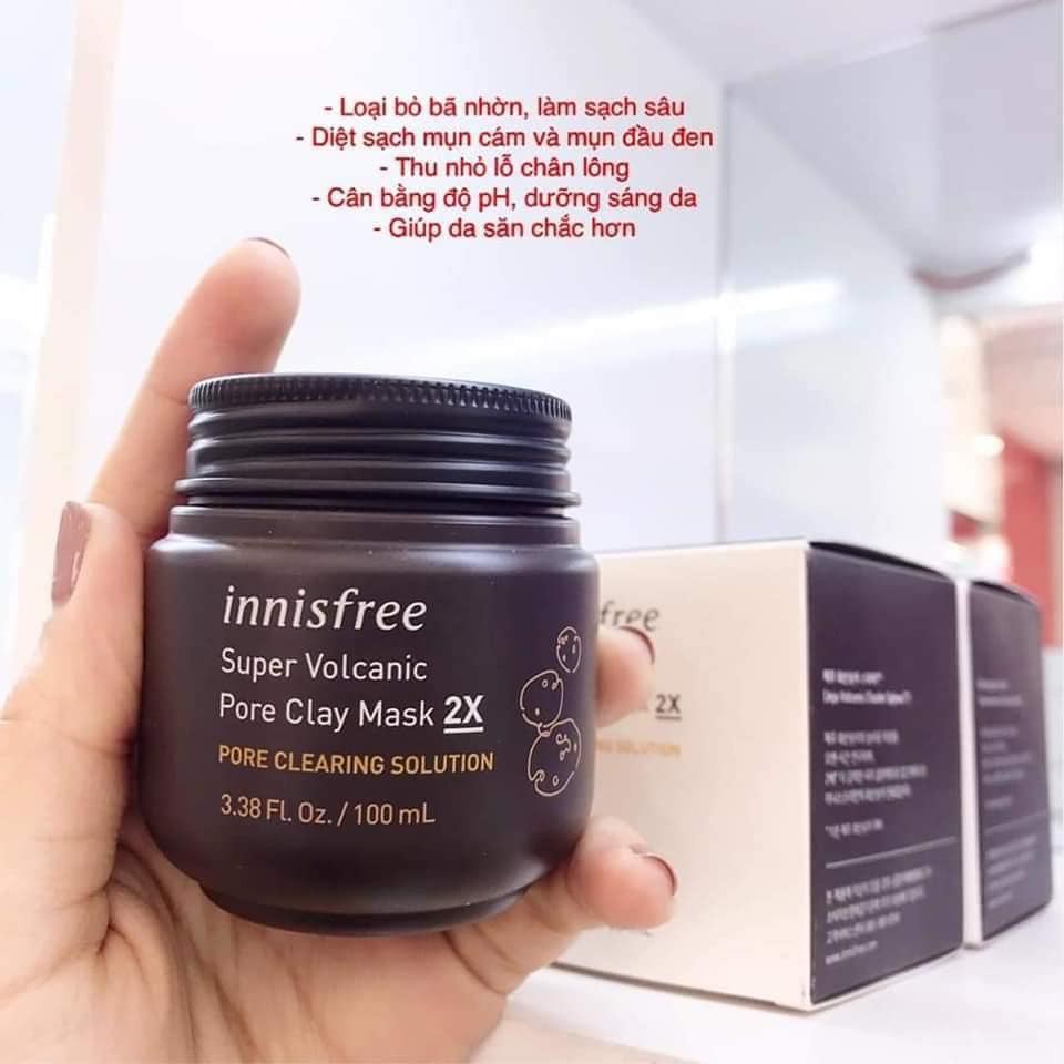 Mặt Nạ Đất Sét Innisfree Jeju Volcanic Pore Clay Mask 2X