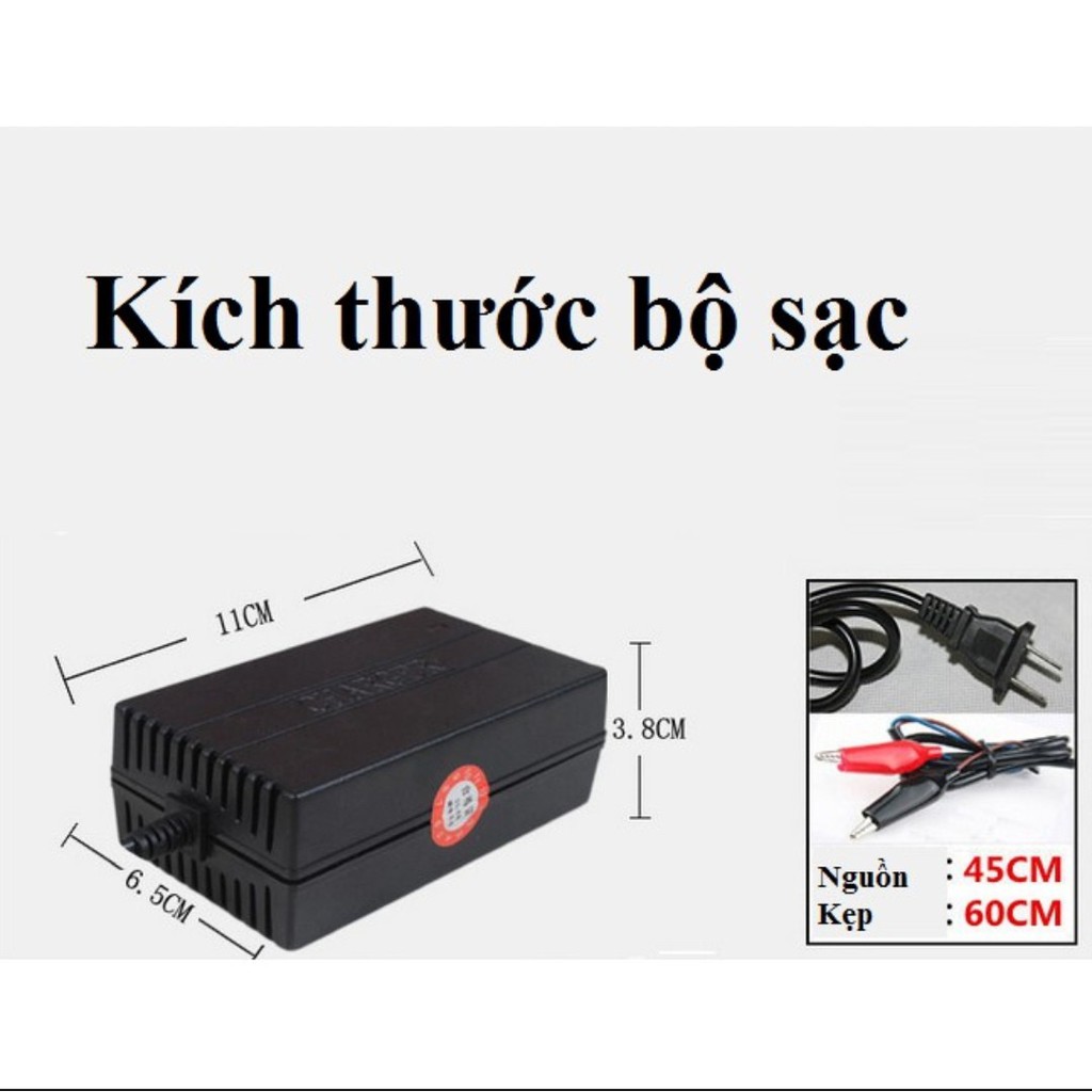 Sạc ắc quy 12v thông minh tự ngắt khi đầy 2A - 50A loại tốt