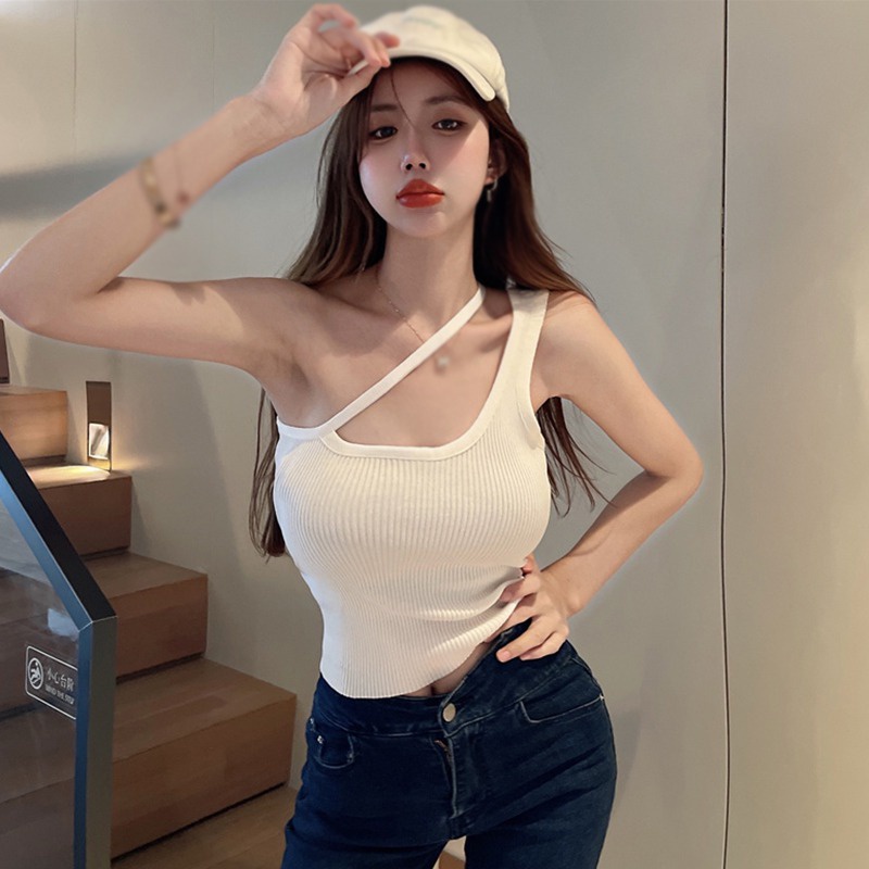 Áo Tank Top Thiết Kế Độc Đáo Thời Trang Cá Tính Trẻ Trung Cho Nữ