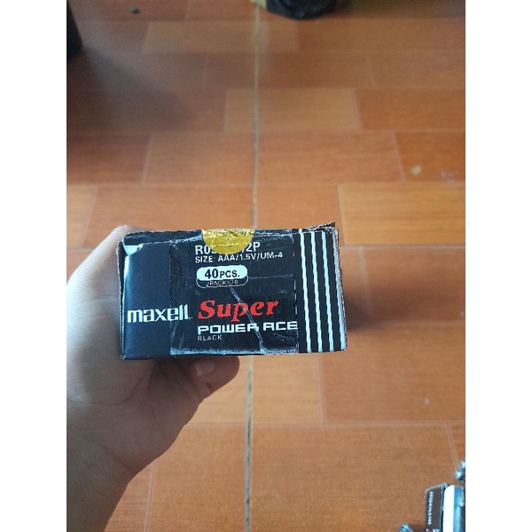 pin AA/AAA  maxell super red R6P(AR)4P