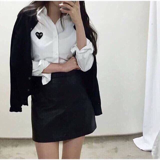 Áo sơ mi thêu tim cực hot kèm ảnh thật ATT661 (sỉ 60k) đảm bảo chất lượng | BigBuy360 - bigbuy360.vn