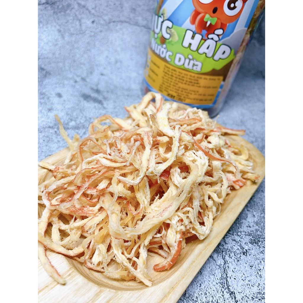 Mực Xé Sợi Hấp Nước Dừa  Thơm Ngon,  Mềm Ngọt Tặng Kèm Gói Tương Ơt | BigBuy360 - bigbuy360.vn