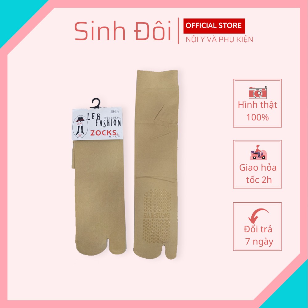 Vớ da nữ dài tới đầu gối bàn chân có gai Zocks siêu mềm mịn chống nắng chất thun co giãn thoáng mát bền đẹp mang đi nắng