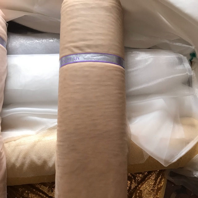 Vải lưới may váy áo khổ 2,4m (35k/1m) cắt từ 5m
