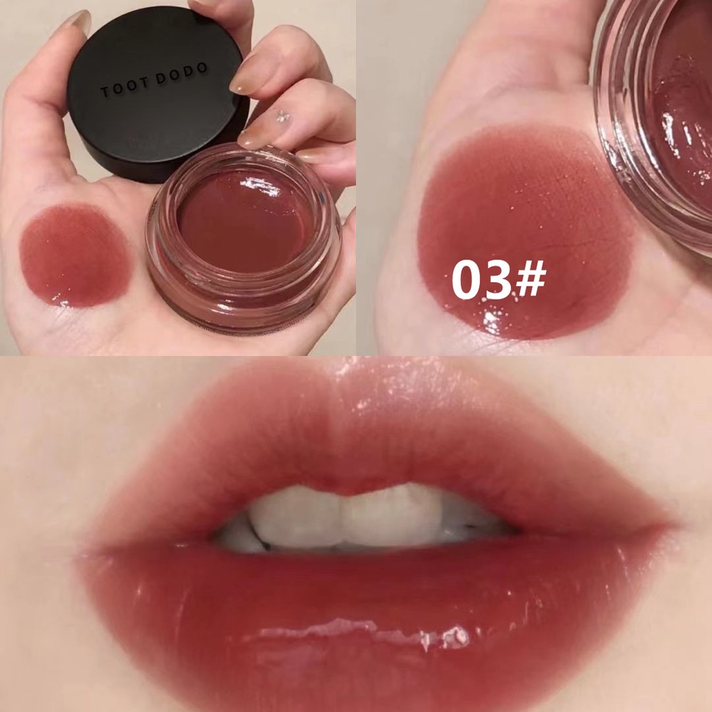 TOOT DODO® Son Bóng Lấp Lánh Giúp Môi Căng Mọng Và Không Bết Dính