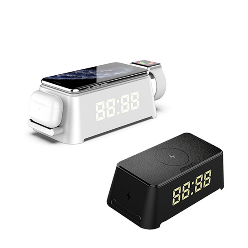 Đế Sạc Nhanh Không Dây Đa Năng Có Đèn LED Cho Đồng Hồ Thông Minh