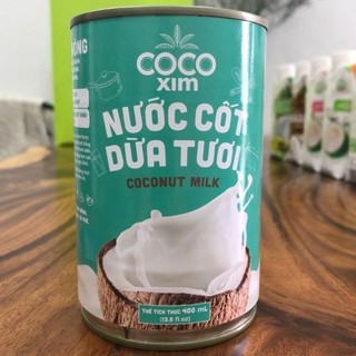 Nước cốt dừa tươi không đường Coco xim 400ml - Sức Khỏe Vàng