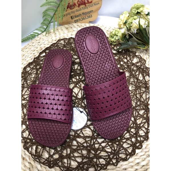 Dép quay ngang,dép lê nữ thailan đế hạt matxa monobo moniga đi trong nhà ngoại trời đi chơi