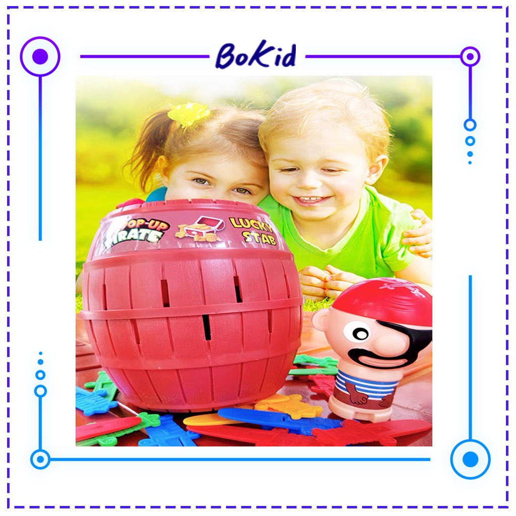 Đồ chơi trí tuệ - Đồ chơi đâm thùng bia hải tặc cho bé siêu hấp dẫn