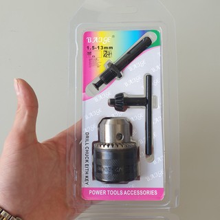 Đầu kẹp mũi khoan - Đầu măng ranh máy khoan cỡ 1.5 - 13mm bộ chuyển đổi mũi khoan