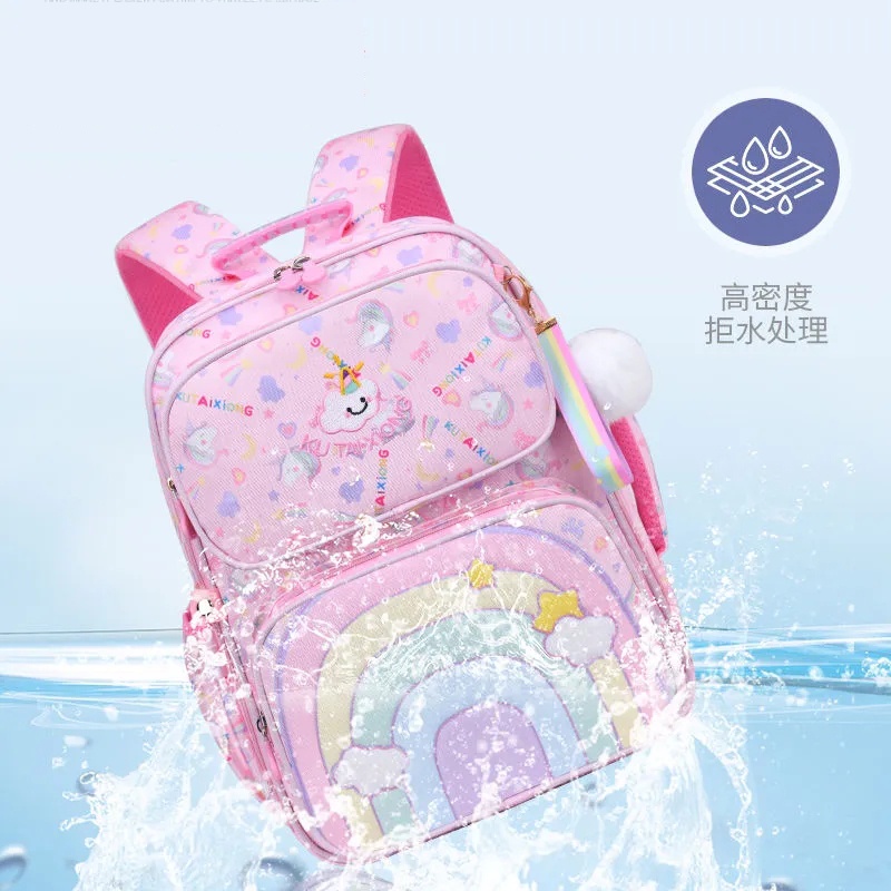 Ba Lô Đi Học Siêu Nhẹ In Họa Tiết Hoạt Hình Dễ Thương Cho Bé Gái