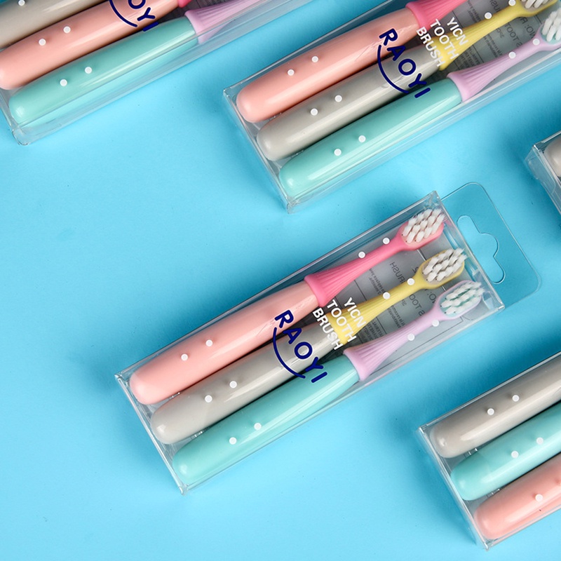 Sikat Gigi Anak Bayi /Kids Toothbrush 3 pcs set OUYOU