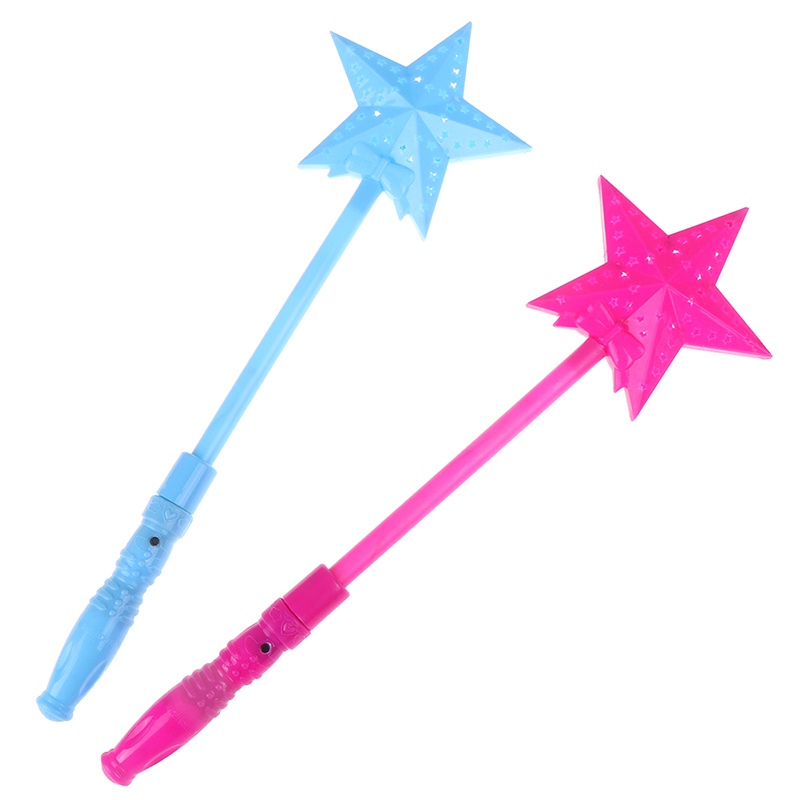 Finegoodwellgen Kid illuminated toys five-pointed star flash stick stars magic bar toy gift FGWG