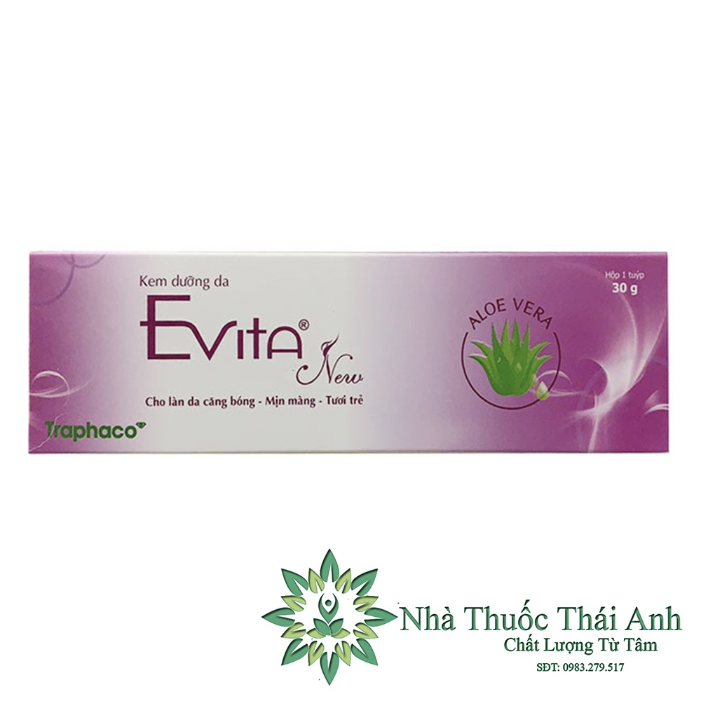 KEM DƯỠNG DA EVITA 30g Mẫu Mới 2020