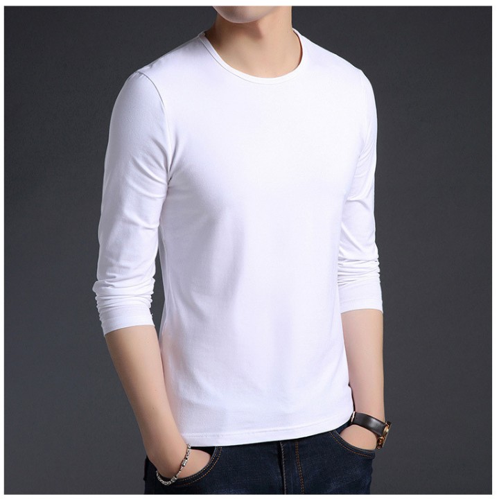 Áo thu đông nam dài tay, chất cotton co giãn, giữ nhiệt cơ thể, dáng ôm cao cấp