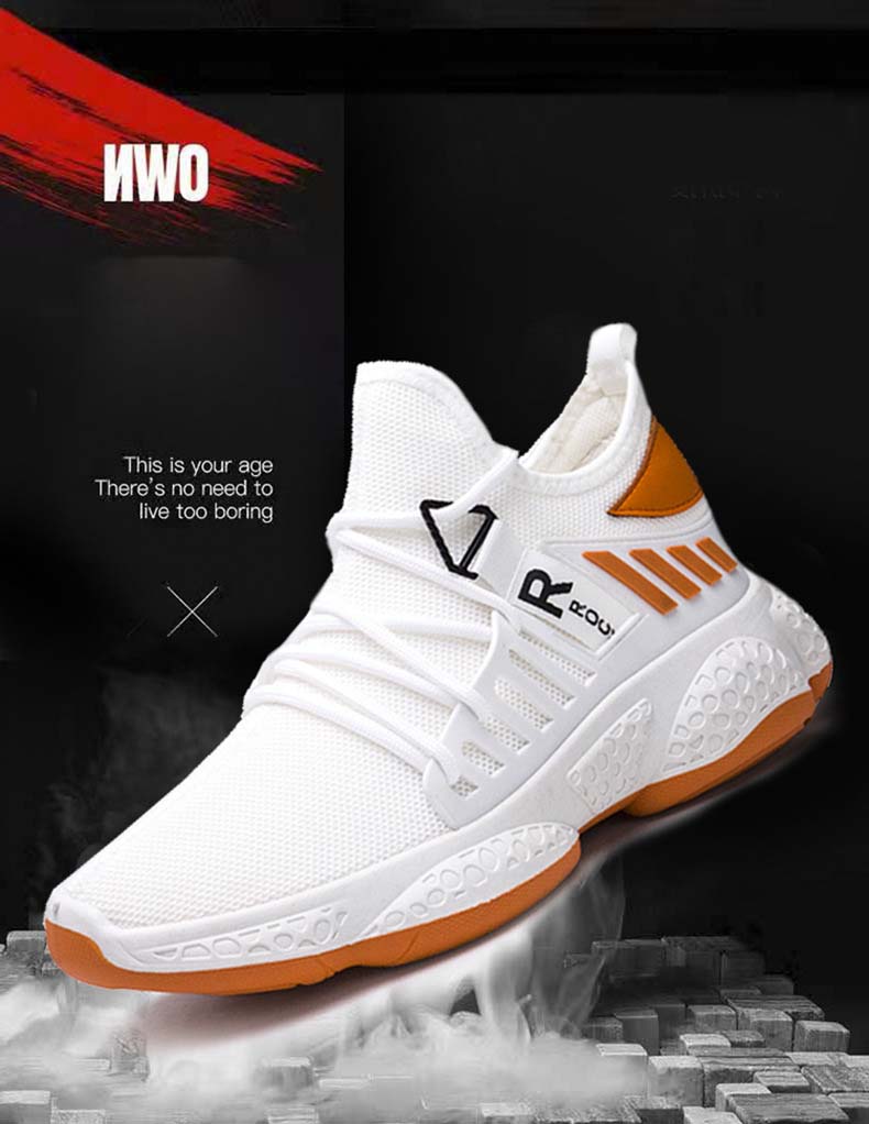 Nam giới Giày chạy bộ nhẹ Thể thao Phòng tập Thể dục Đào tạo Giày thể thao Thoáng khí Chống trượt Đế ngoài Đi bộ men‘s casual sports shoes