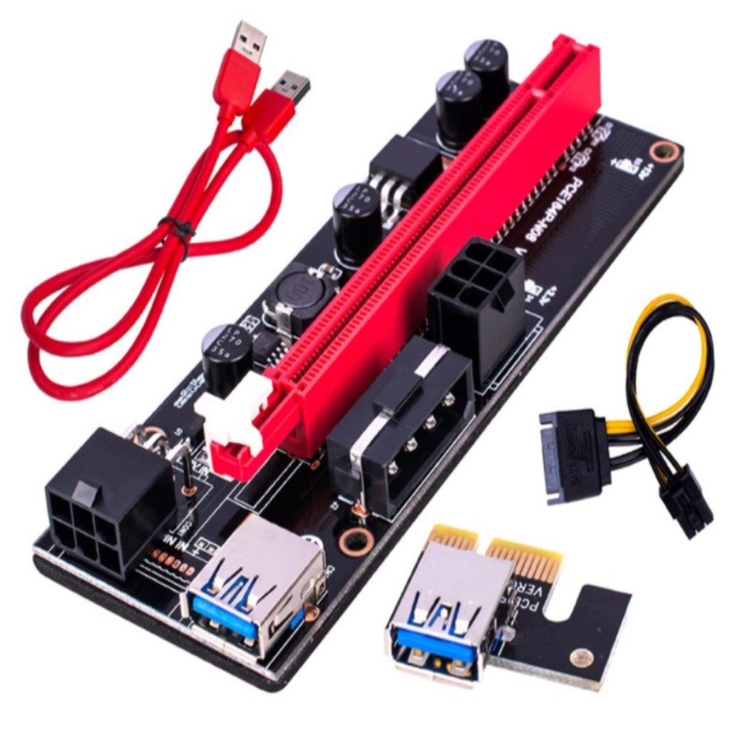 Set 6 Bảng Mạch Ver009 Usb 3.0 Pci-E Ver 009s 1x 4x 8x 16x | BigBuy360 - bigbuy360.vn