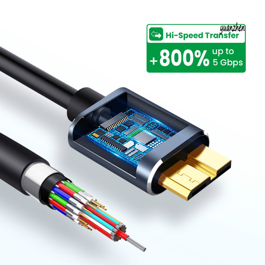 Dây Cáp Chuyển Đổi 50 / 100 / 150cm Từ Usb 3.1 Type-C Sang Usb 3.0 Micro-Usb 5gbps | BigBuy360 - bigbuy360.vn