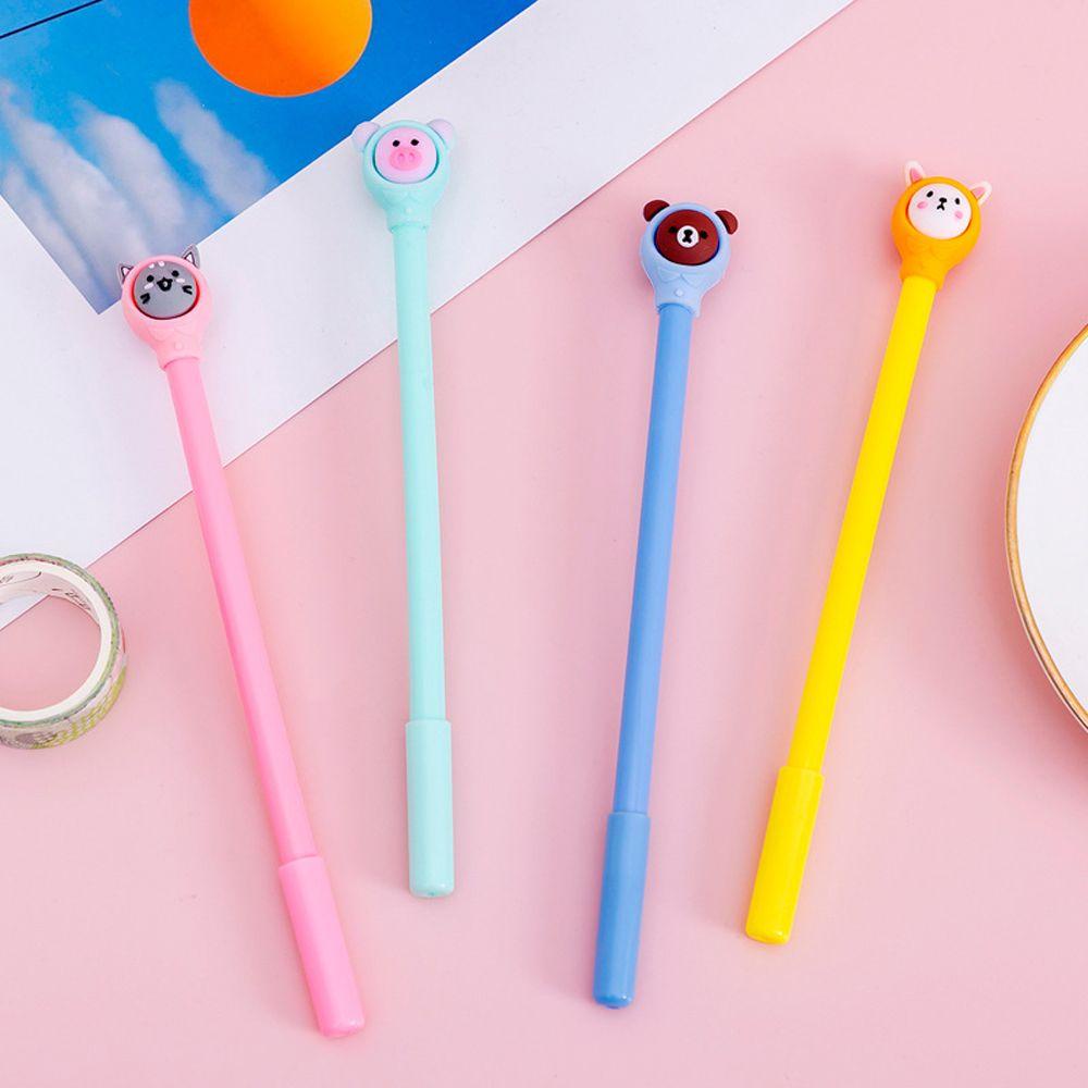 Bút Mực Gel Ngòi 0.5mm Hình Động Vật Hoạt Hình Dễ Thương