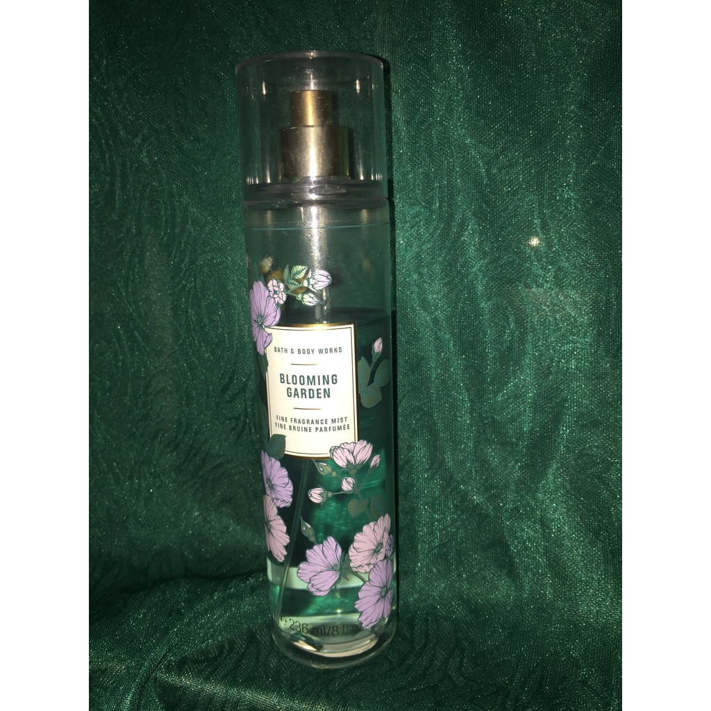 Xịt thơm body mist fullsize Bath and Body Works mùi mát - Blooming Garden